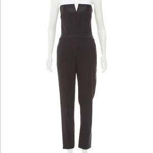 The Kooples Strapless High-Rise Jumpsuit